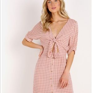 faithfull the brand maple midi dress